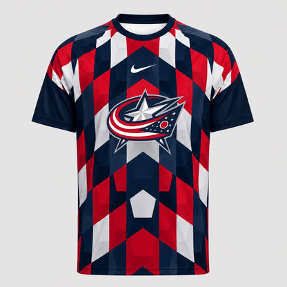 [SUPER SALE] NEW CUSTOMIZED NHL18 CBJ COLUMBUS BLUE JACKETS T-SHIRT, HOODIE, ZIP HOODIE