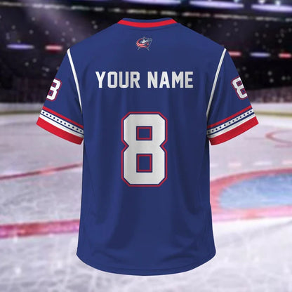 [SUPER SALE] NEW CUSTOMIZED NHL18 CBJ COLUMBUS BLUE JACKETS T-SHIRT, HOODIE, ZIP HOODIE