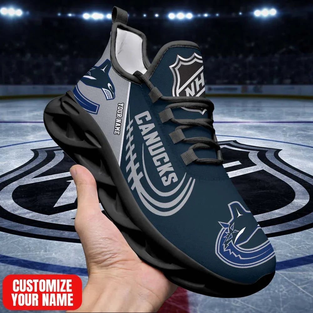 LIMITED EDITION - NEW CUSTOMIZED NHL19 VCC VC CANUCKS PREMIUM CLUNKY SNEAKERS