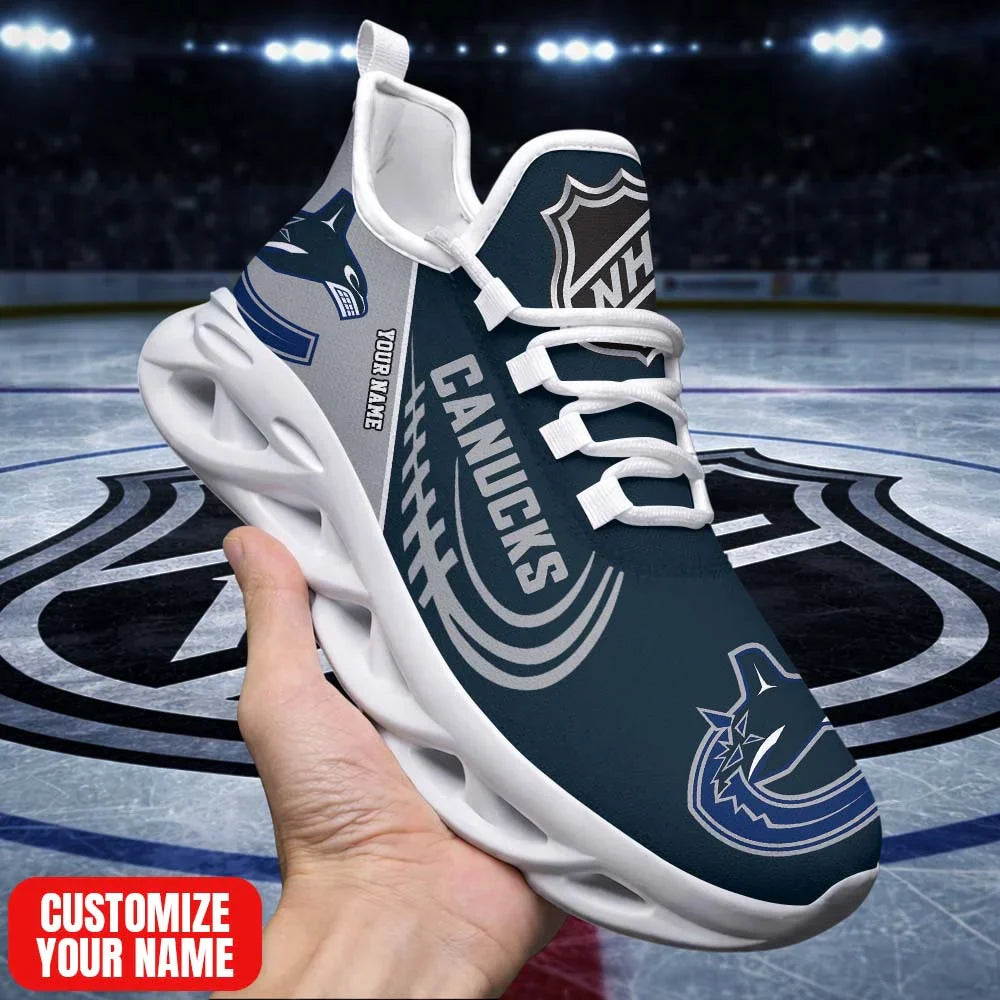 LIMITED EDITION - NEW CUSTOMIZED NHL19 VCC VC CANUCKS PREMIUM CLUNKY SNEAKERS