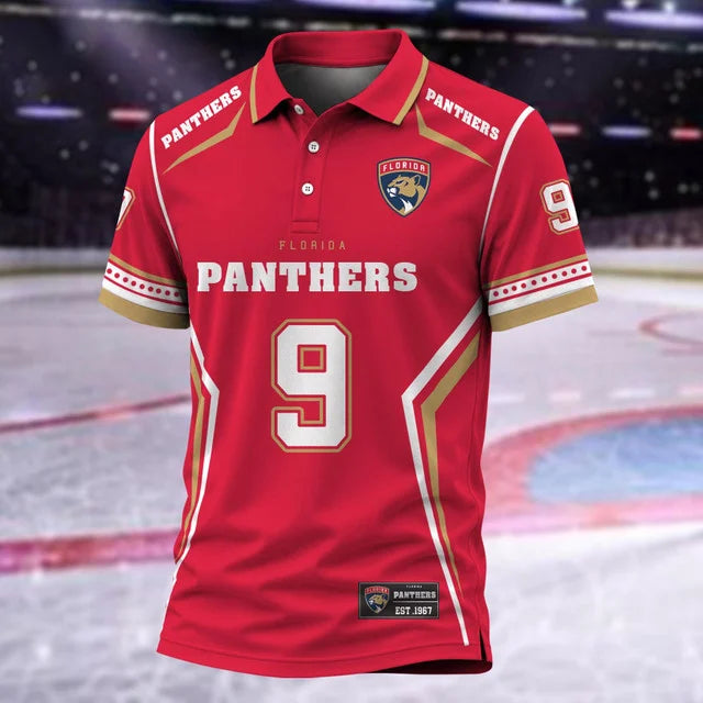 [SUPER SALE] NEW CUSTOMIZED NHL01 FPT FLORIDA PANTHERS POLO SHIRT