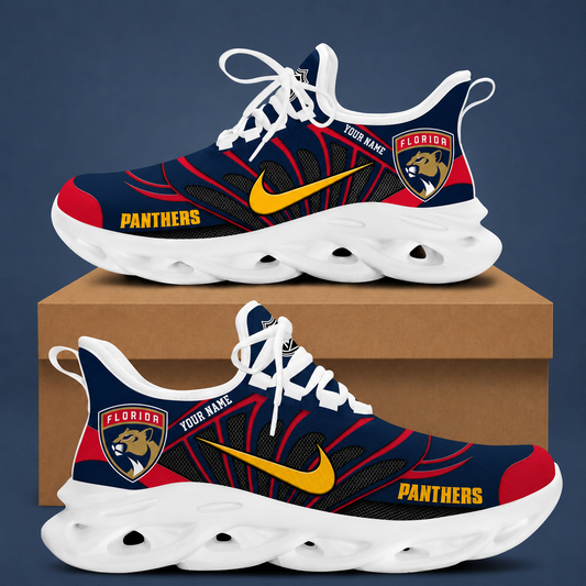 [SUPER SALE] NEW CUSTOMIZED NHL01 FPT FLORIDA PANTHERS CLUNKY SNEAKERS