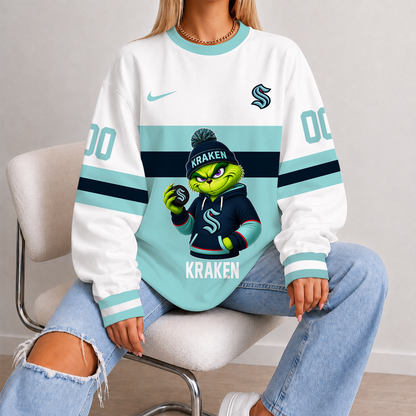 [SUPER SALE] NEW CUSTOMIZED NHL20 STK SEATTLE KRAKEN UNISEX SWEATSHIRT