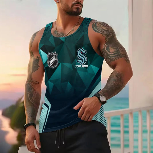 LIMITED EDITION - NEW CUSTOMIZED NHL20 ST KRAKEN UNISEX TANK TOP