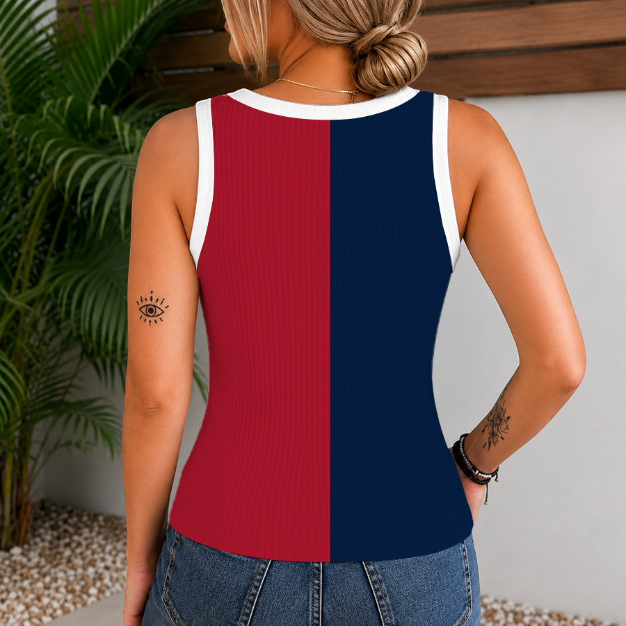 [SUPER SALE] NEW CUSTOMIZED NHL21 WPJ WINNIPEG JETS WOMEN'S V-NECK TANK TOP