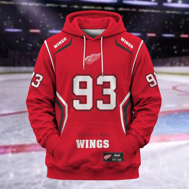 [SUPER SALE] NEW CUSTOMIZED NHL22 DRW DETROIT RED WINGS T-SHIRT, HOODIE, ZIP HOODIE