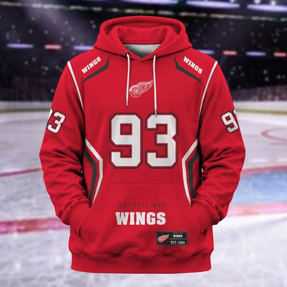[SUPER SALE] NEW CUSTOMIZED NHL22 DRW DETROIT RED WINGS T-SHIRT, HOODIE, ZIP HOODIE