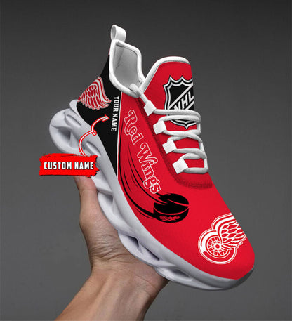 [SUPER SALE] NEW CUSTOMIZED NHL22 DRW DETROIT RED WINGS CLUNKY SNEAKERS