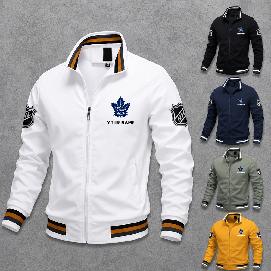 [SUPER SALE] NEW CUSTOMIZED NHL23 TML TORONTO MAPLE LEAFS MULTICOLOR MEN'S CASUAL JACKET