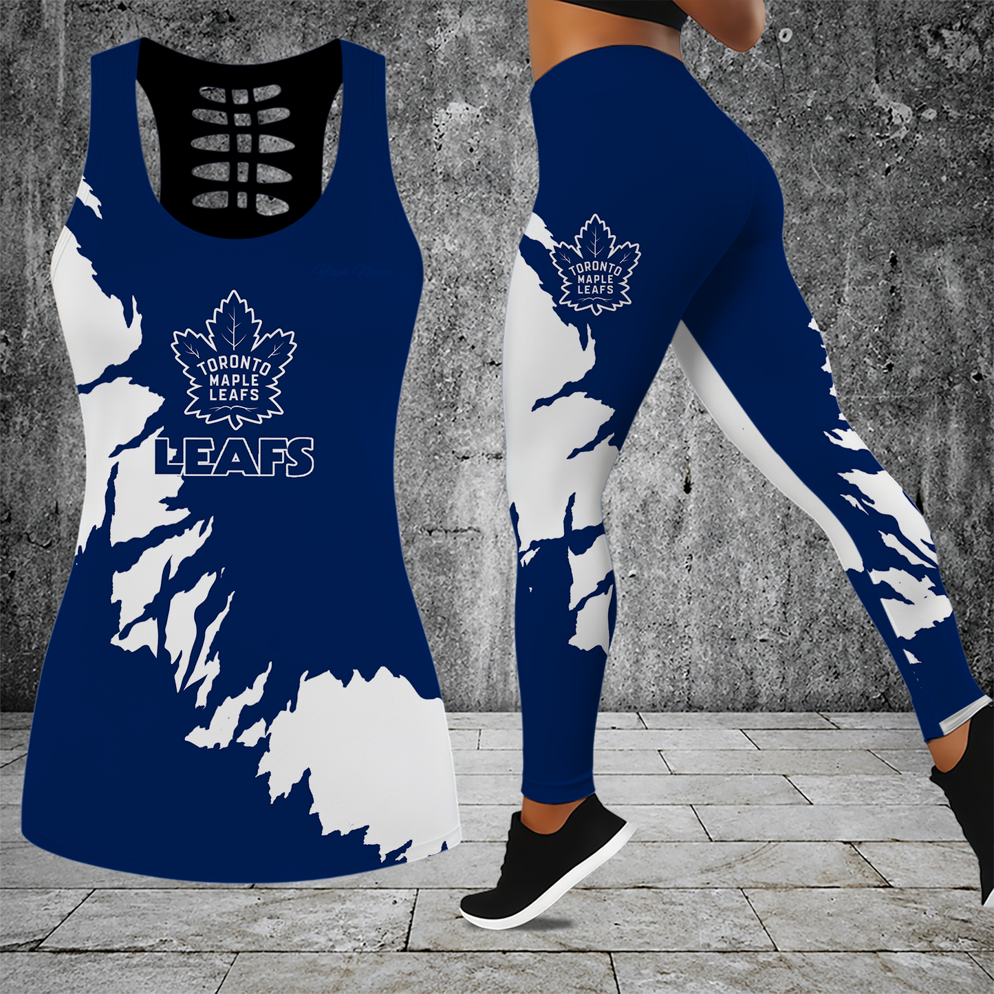 [SUPER SALE] NEW CUSTOMIZED NHL23 TML TORONTO MAPLE LEAFS MEN'S DRAWSTRING CARGO SHORTS