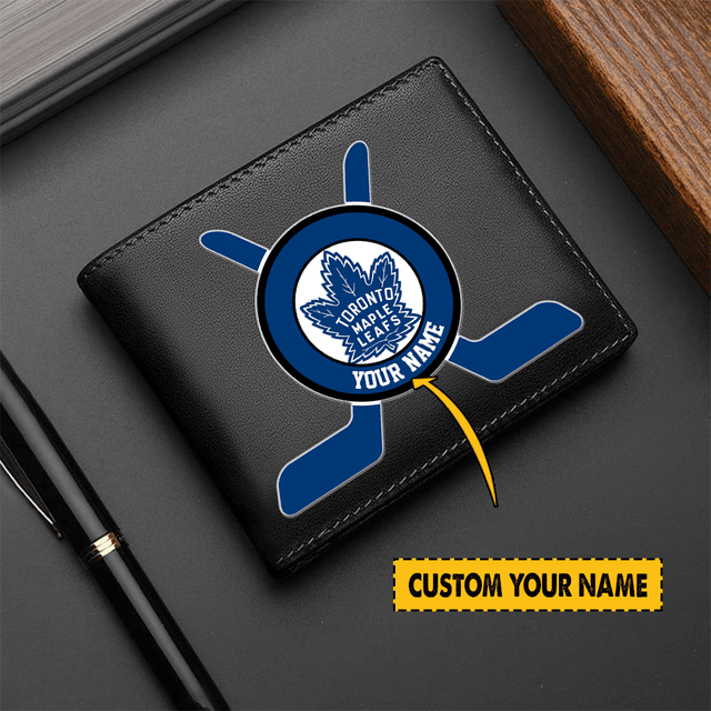 [SUPER SALE] NEW CUSTOMIZED NHL23 TML TORONTO MAPLE LEAFS LEATHER WALLET