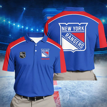 LIMITED EDITION - NEW CUSTOMIZED NHL24 NY RANGERS UNISEX T-SHIRT, POLO, HOODIE & SWEASHIRTS