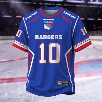 [SUPER SALE] NEW CUSTOMIZED NHL24 NYR NEW YORK RANGERS T-SHIRT, HOODIE, ZIP HOODIE