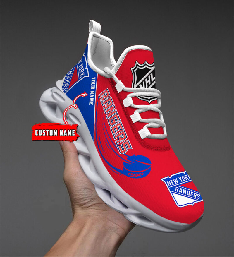[SUPER SALE] NEW CUSTOMIZED NHL24 NYR NEW YORK RANGERS CLUNKY SNEAKERS