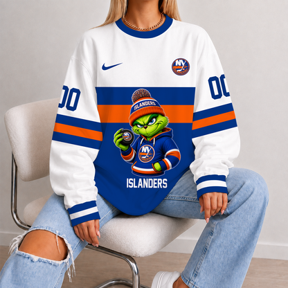 [SUPER SALE] NEW CUSTOMIZED NHL25 NYI NEW YORK ISLANDERS UNISEX SWEATSHIRT