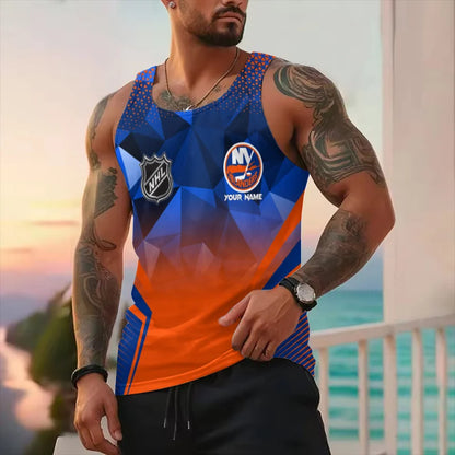 LIMITED EDITION - NEW CUSTOMIZED NHL25 NY ISLANDERS UNISEX TANK TOP