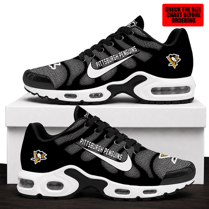 [SUPER SALE] NEW CUSTOMIZED NHL26 PBP PITTSBURGH PENGUINS AIR MAX PLUS SNEAKERS