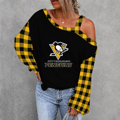 [SUPER SALE] NEW CUSTOMIZED NHL26 PBP PITTSBURGH PENGUINS DROP SHOULDER SWEATSHIRT