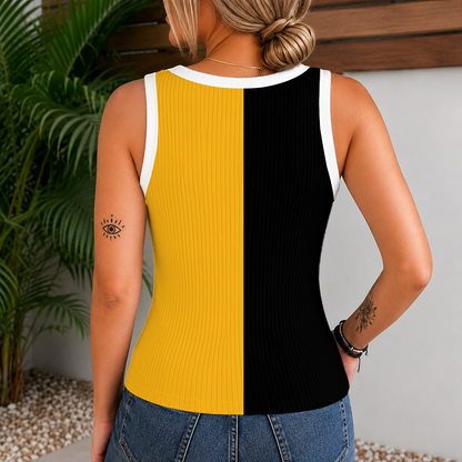 [SUPER SALE] NEW CUSTOMIZED NHL26 PBP PITTSBURGH PENGUINS WOMEN'S V-NECK TANK TOP