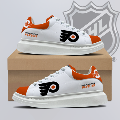 [SUPER SALE] NEW CUSTOMIZED NHL27 BFS PHILADELPHIA FLYERS MCQUEEN SHOES