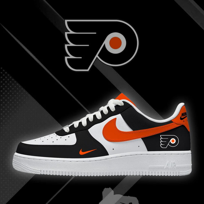 LIMITED EDITION - NEW CUSTOMIZED NHL27 BFS PHILADELPHIA FLYERS AF1 SHOES