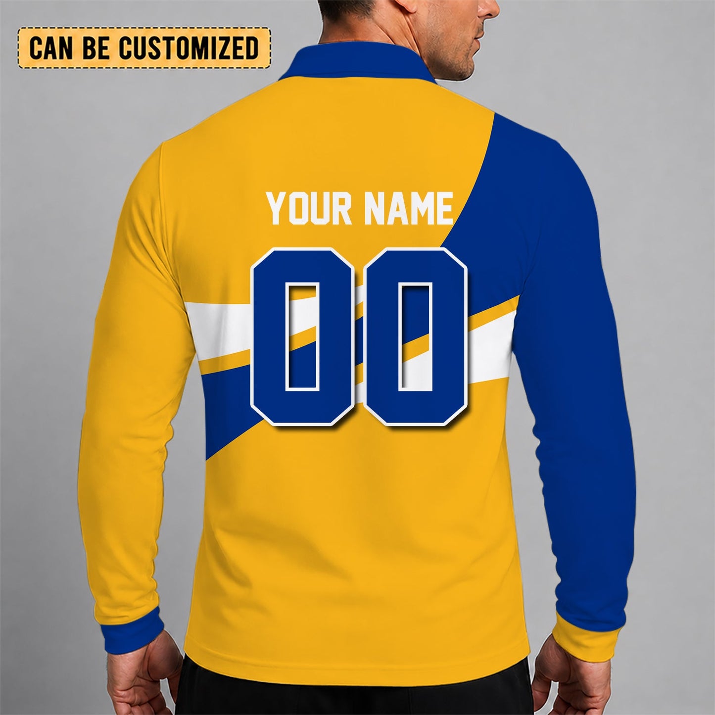 [SUPER SALE] NEW CUSTOMIZED NHL28 BFS BUFFALO SABRES MEN LONG SLEEVE POLO