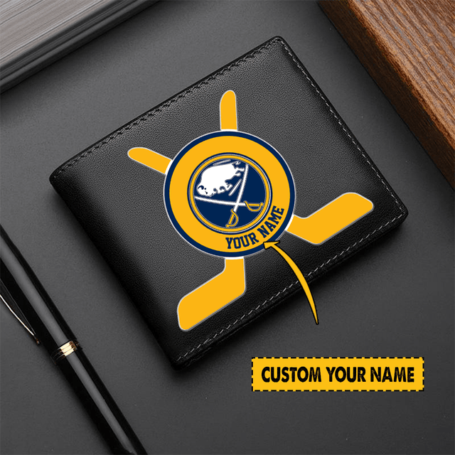[SUPER SALE] NEW CUSTOMIZED NHL28 BFS BUFFALO SABRES LEATHER WALLET