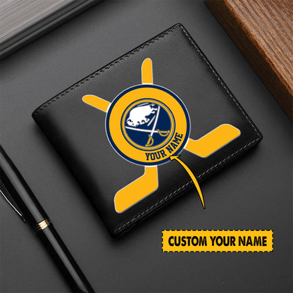 [SUPER SALE] NEW CUSTOMIZED NHL28 BFS BUFFALO SABRES LEATHER WALLET