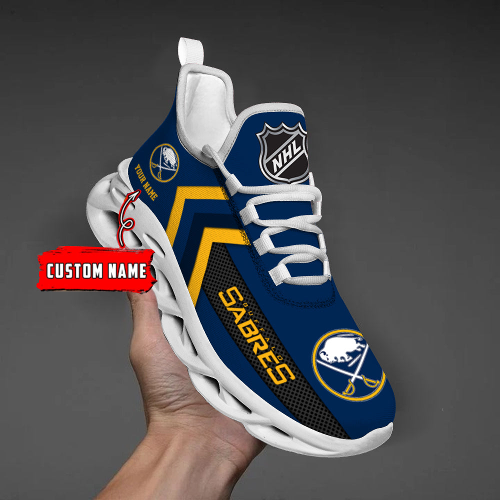 [SUPER SALE ] NEW CUSTOMIZED NHL28 BFS BUFFALO SABRES MAX SOUL SHOES