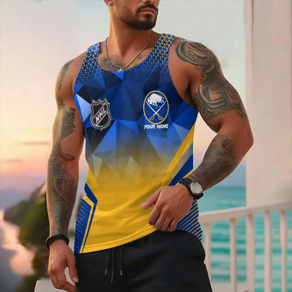 LIMITED EDITION - NEW CUSTOMIZED NHL28 BF SABRES UNISEX TANK TOP
