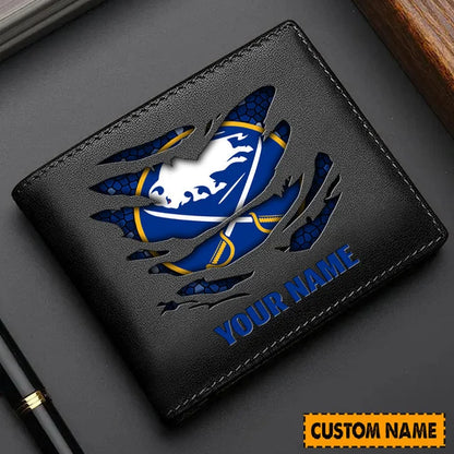 [SUPER SALE] NEW CUSTOMIZED NHL28 BFS BUFFALO SABRES LEATHER WALLET