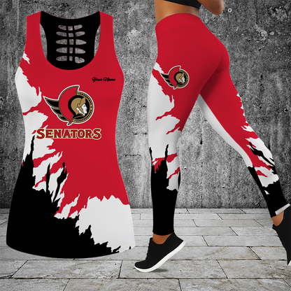 [SUPER SALE] NEW CUSTOMIZED NHL29 OSN OTTAWA SENATORS MEN'S DRAWSTRING CARGO SHORTS