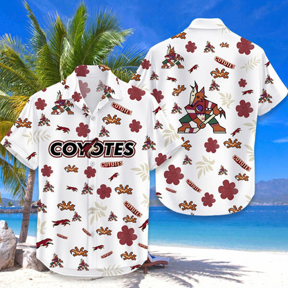 [SUPER SALE ]  NEW CUSTOMIZED NHL30 AZC ARIZONA COYOTES UNISEX HAWAIIAN SHIRT