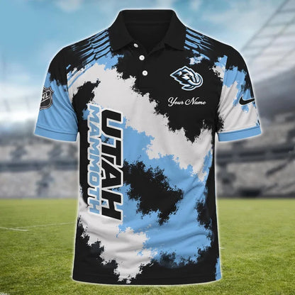 [SUPER SALE] NEW CUSTOMIZED NHL30 UTAH MAMMOTH POLO SHIRT