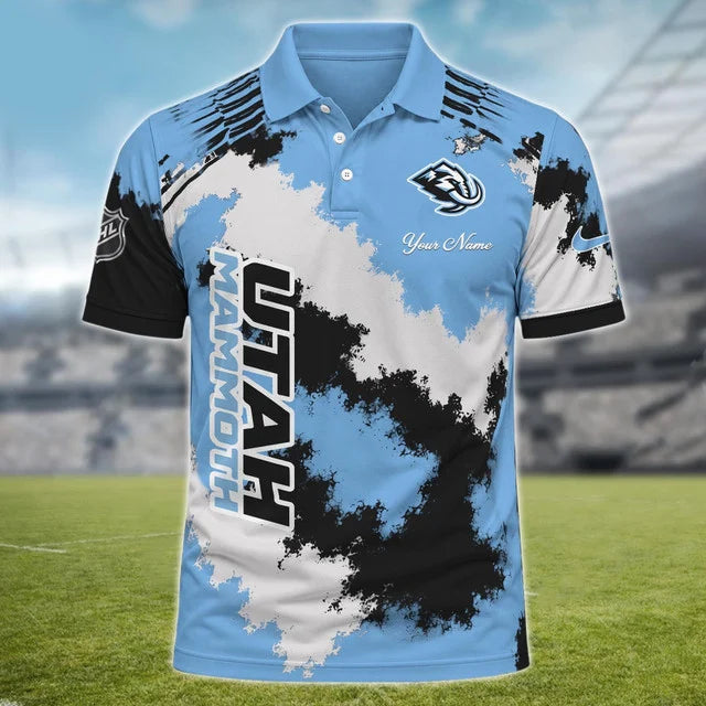[SUPER SALE] NEW CUSTOMIZED NHL30 UTAH MAMMOTH POLO SHIRT