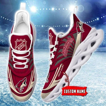 [SUPER SALE] NEW CUSTOMIZED NHL30 AZC ARIZONA COYOTES CLUNKY SNEAKERS