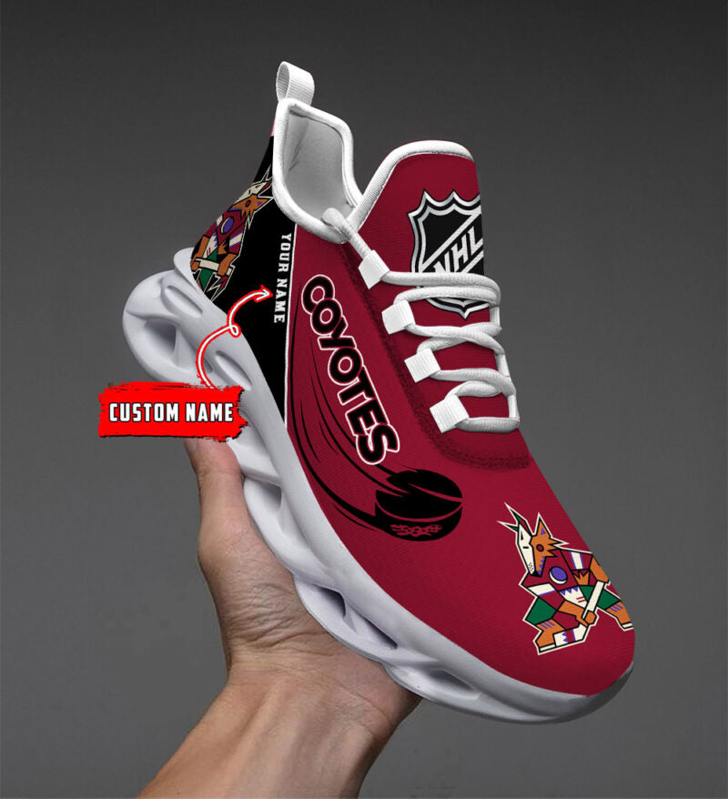 [SUPER SALE] NEW CUSTOMIZED NHL30 AZC ARIZONA COYOTES CLUNKY SNEAKERS