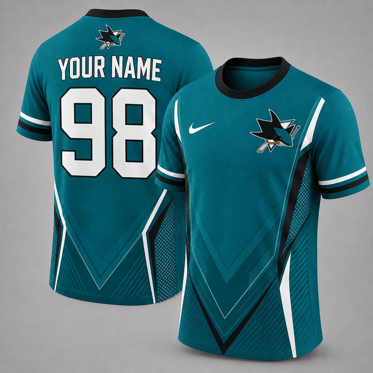 [SUPER SALE] NEW CUSTOMIZED NHL32 SJS SAN JOSE SHARKS T-SHIRT, HOODIE, ZIP HOODIE