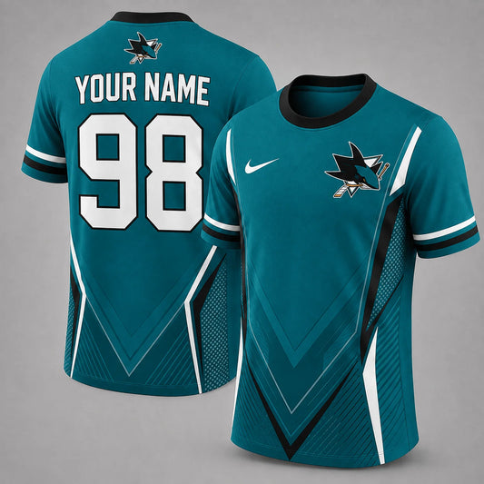 [SUPER SALE] NEW CUSTOMIZED NHL32 SJS SAN JOSE SHARKS T-SHIRT, HOODIE, ZIP HOODIE