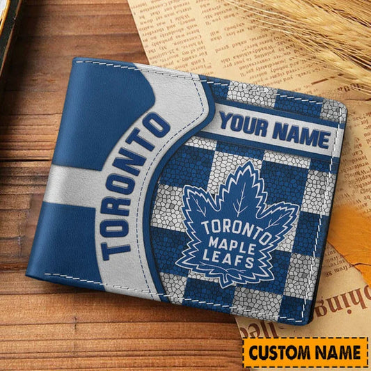 [SUPER SALE ] NEW CUSTOMIZED NHL23 TML TORONTO MAPLE LEAFS LEATHER WALLET