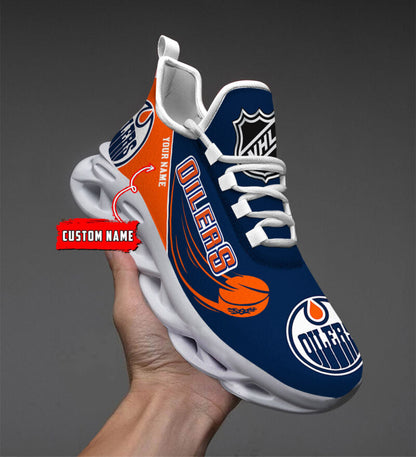 [SUPER SALE] NEW CUSTOMIZED NHL03 EMO EDMONTON OILERS CLUNKY SNEAKERS