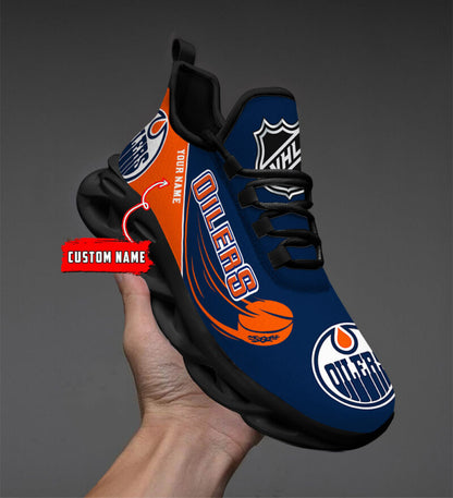 [SUPER SALE] NEW CUSTOMIZED NHL03 EMO EDMONTON OILERS CLUNKY SNEAKERS