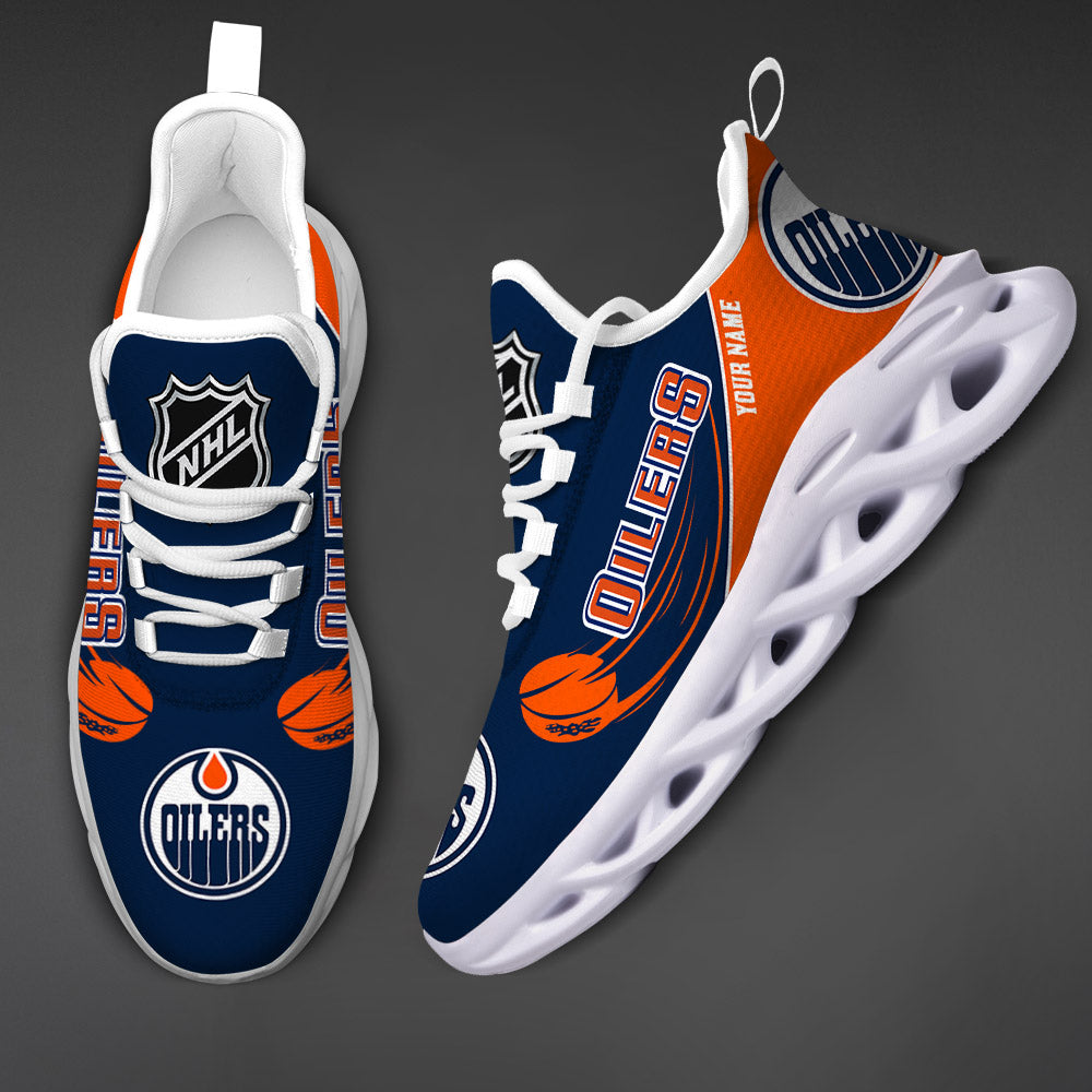 [SUPER SALE] NEW CUSTOMIZED NHL03 EMO EDMONTON OILERS CLUNKY SNEAKERS