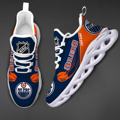 [SUPER SALE] NEW CUSTOMIZED NHL03 EMO EDMONTON OILERS CLUNKY SNEAKERS