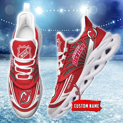[SUPER SALE] NEW CUSTOMIZED NHL06 NJD NEW JERSEY DEVILS CLUNKY SNEAKERS