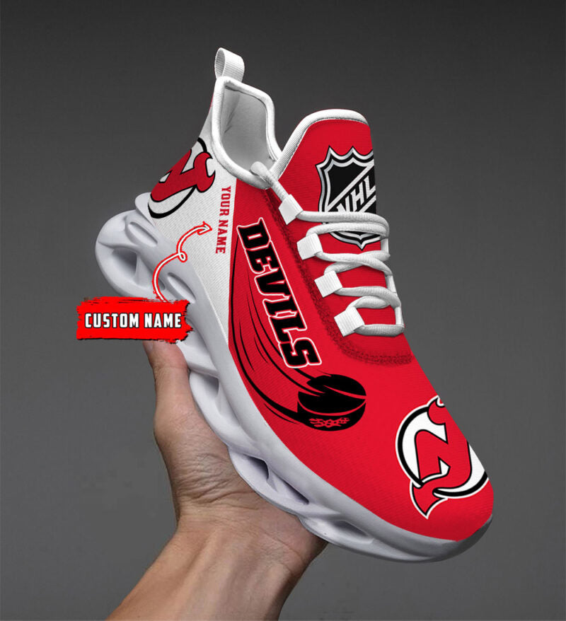 [SUPER SALE] NEW CUSTOMIZED NHL06 NJD NEW JERSEY DEVILS CLUNKY SNEAKERS