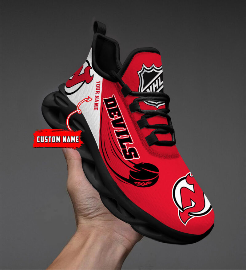 [SUPER SALE] NEW CUSTOMIZED NHL06 NJD NEW JERSEY DEVILS CLUNKY SNEAKERS