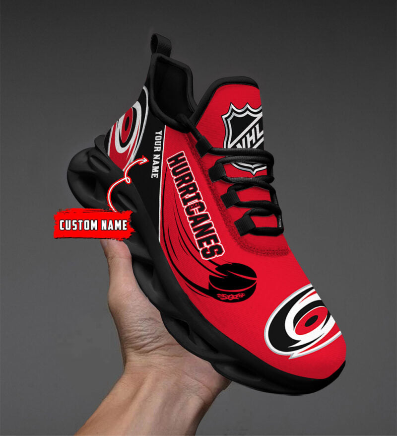 [SUPER SALE] NEW CUSTOMIZED NHL07 CLH CAROLINA HURRICANES CLUNKY SNEAKERS