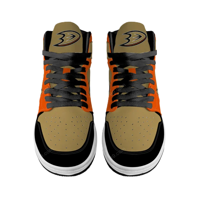 [SUPER SALE] NEW CUSTOMIZED NHL09 AH DUCKS AIR JORDAN SNEAKERS