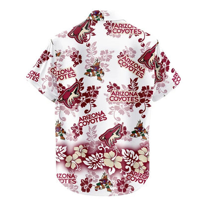 [SUPER SALE ] NEW CUSTOMIZED NHL30 AZC ARIZONA COYOTES UNISEX HAWAIIAN SHIRT & SHORTS SET